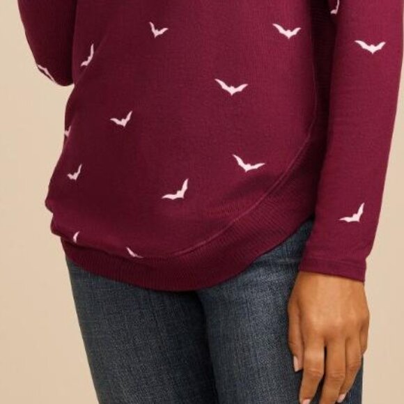 Maurices Haven Bats Round Hem Hoodie - Picture 3 of 7